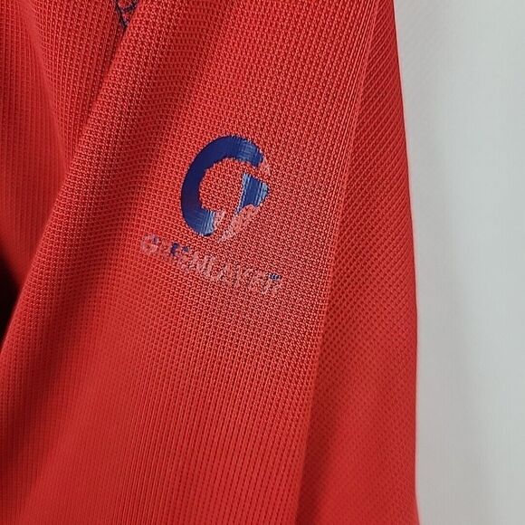 Greenlayer Sports Base Layer Mens 2XL Red Bamboo Blend 1/4 Zip Performance Shirt - Picture 7 of 12